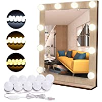 Los mejores  - Flybiz Luces de Espejo con Usb Cable- Tocador LED Kit de Espejo con 10 Bombillas regulables- 3 Modos Ajustable de Color…